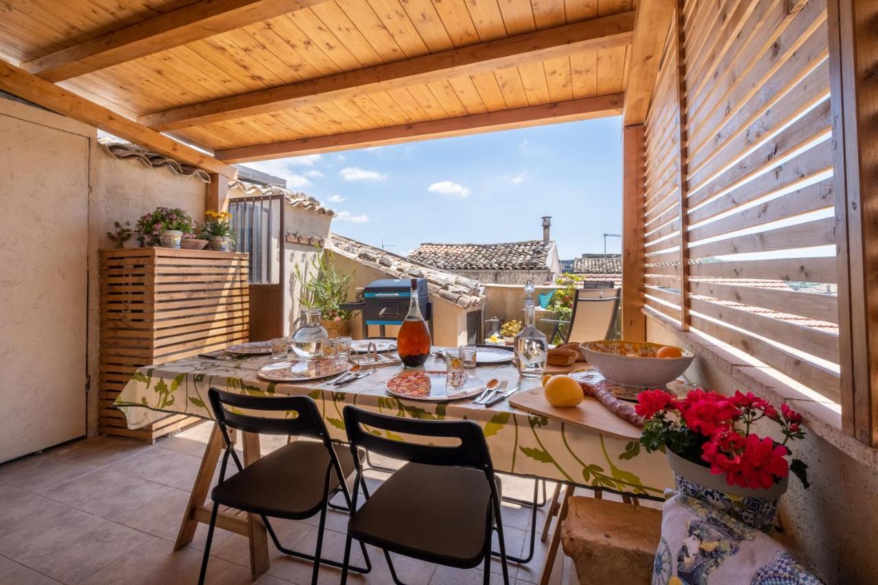 Si-Moutique Le Case Degli Avi Barocche, Con Terrazza Panoramica Módica Exterior foto